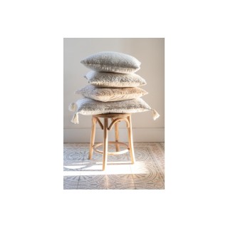 Tabourets rétro en teck naturel (lot de 2) FRASI - HELLIN