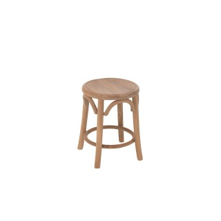 Tabourets rétro en teck naturel (lot de 2) FRASI - HELLIN