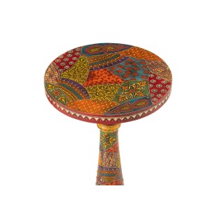 Bout de canapé en bois de manguier indienne D30 multicolore PUNE - HELLIN