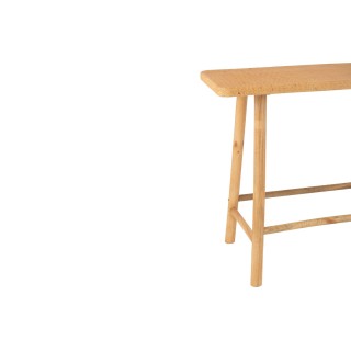 Console rectangulaire en pin et rotin naturel LAOS - HELLIN