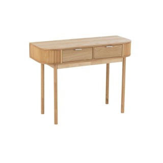Console en bois naturel 2 tiroirs ORIGAMI - HELLIN