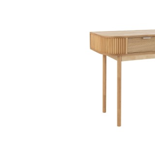 Console en bois naturel 2 tiroirs ORIGAMI - HELLIN