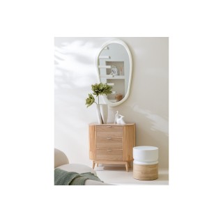 Commode en bois naturel 3 tiroirs ORIGAMI - HELLIN