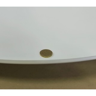 OCCASION Table ronde en bois : coloris blanc / 4 convives | Hellin