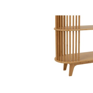 Bibliothèque en bambou naturel 4 étagères IPANEMA - HELLIN