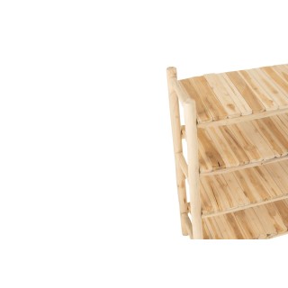 Bibliothèque basse en teck massif naturel  CATALINA - HELLIN