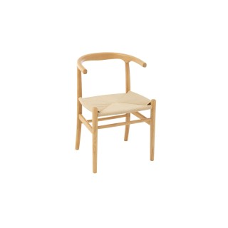 Chaises de salle à manger en corde et bois de hêtre AYA - HELLIN