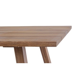 Table d'extérieur en acacia brun L180 6 à 8 personnes MARY CLIFF - HELLIN