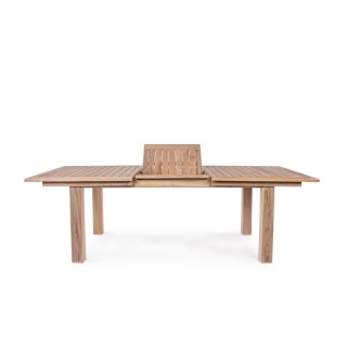Table de jardin extensible en teck L180/240 10 places BOLONIA - HELLIN