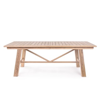 Table de jardin extensible en teck L220/300 12 places BOLONIA - HELLIN