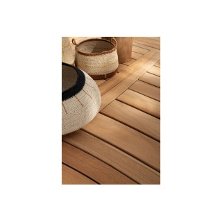 Table de jardin extensible en teck L220/300 12 places BOLONIA - HELLIN