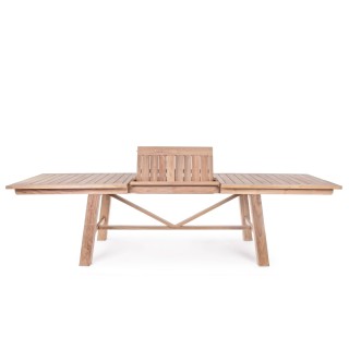Table de jardin extensible en teck L220/300 12 places BOLONIA - HELLIN