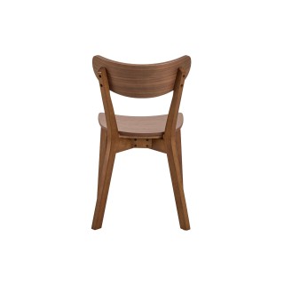 Chaise scandinave en bois finition noyer (lot de 2) LETA - HELLIN