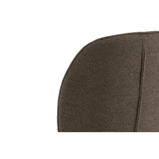 Chaises scandinaves en tissu bouclette (lot de 2) ALIX - HELLIN
