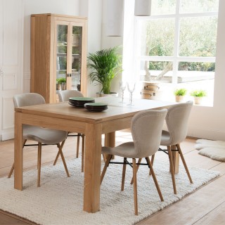 Table rectangulaire extensible Boston : 2 allonges | Hellin