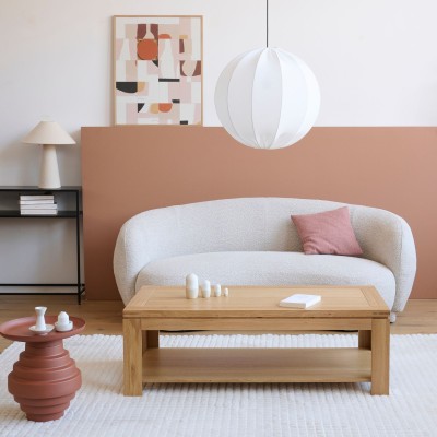 Table basse moderne en bois massif. Chene de France - HELLIN