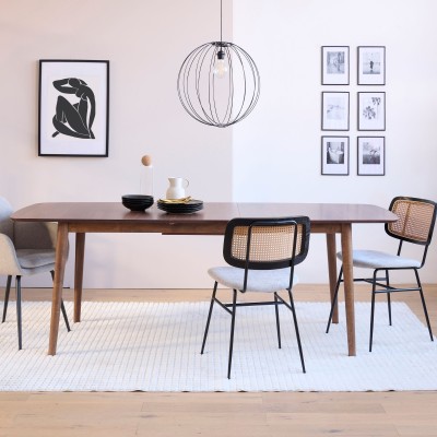 Table à manger en bois extensible L180/219 MOANA - HELLIN