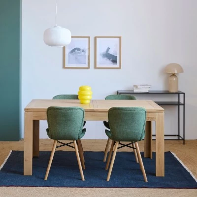Table extensible 160cm avec 4 chaises Matilda - Hellin