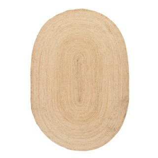 Tapis ovale en jute naturel 170x240 TANKA - HELLIN