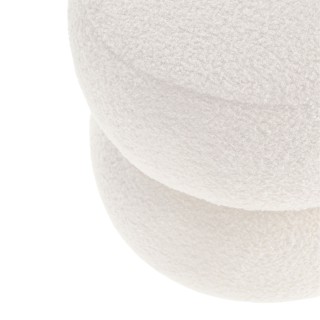 Pouf rond D41 en tissu LENNY - HELLIN