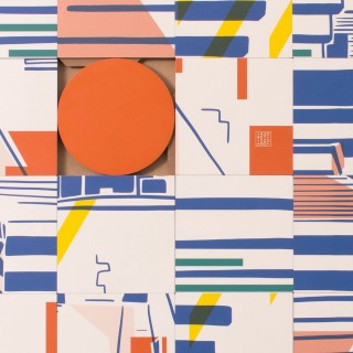 Tableau en bois taquin villa Cavrois 78 x 93 PAVILLON - HELLIN