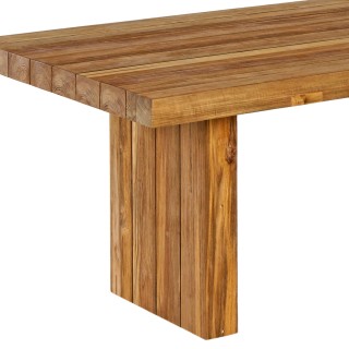 Table de jardin en bois recyclé brun L245 10 places NONZA - HELLIN