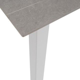 Table rectangulaire en céramique et métal L180 6 places ARLETTE - HELLIN