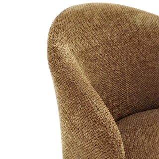 Chaises design tissu chenille – Lot de 2 LOU | Hellin