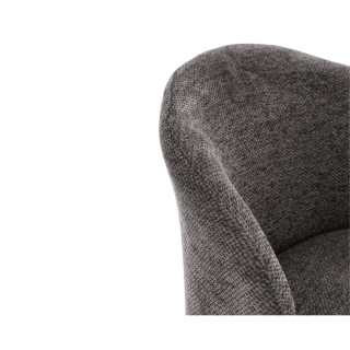 Chaises design tissu chenille – Lot de 2 LOU | Hellin
