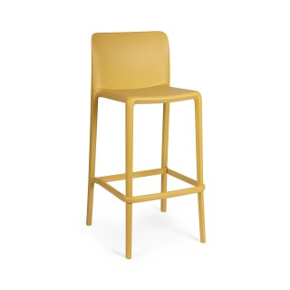 Tabourets de bar d'extérieur avec repose-pieds (lot de 4) EOLE - HELLIN