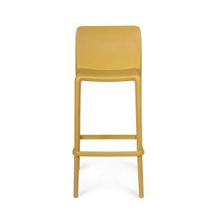 Tabourets de bar d'extérieur avec repose-pieds (lot de 4) EOLE - HELLIN