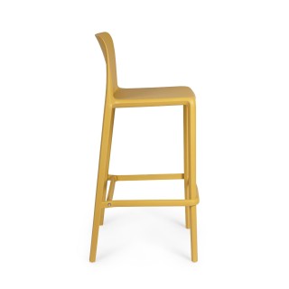 Tabourets de bar d'extérieur avec repose-pieds (lot de 4) EOLE - HELLIN