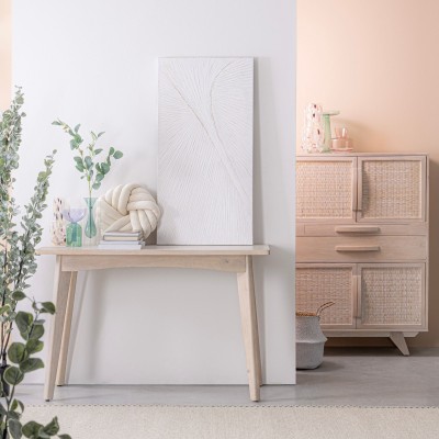 Console en bois de manguier blanchi L115 SHANNA - HELLIN