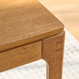 Table à manger rectangulaire extensible en bois finition noyer L160/234 10 personnes BONIE - HELLIN