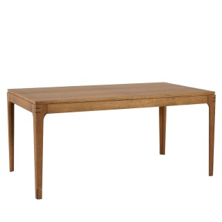 Table à manger rectangulaire extensible en bois finition noyer L160/234 10 personnes BONIE - HELLIN