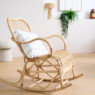 Rocking chair en rotin - Fauteuil en Rotin - Hellin