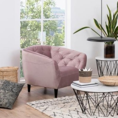 Fauteuil en tissu Ria - Hellin