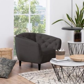 Fauteuil en tissu Ria - Hellin