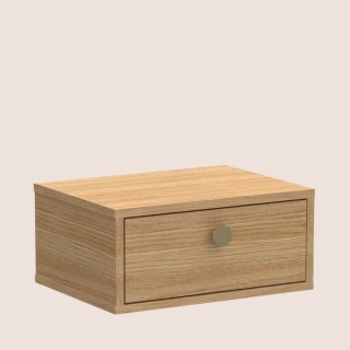 Chevet suspendu 1 tiroir de style scandinave BELFORT - HELLIN