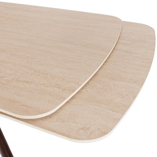 Table rectangulaire extensible céramique 6/10 places L170/250 MARINE - HELLIN