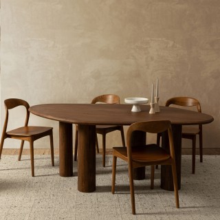 Table à manger ovale en manguier 8 personnes L200 BLAS - HELLIN