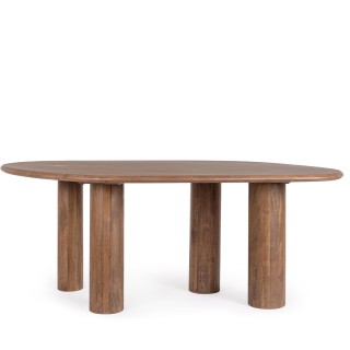 Table à manger ovale en manguier 8 personnes L200 BLAS - HELLIN