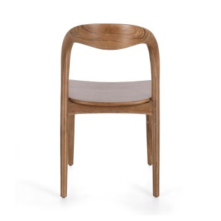 Chaises de salle à manger en bois de teck (lot de 2) JUNE - HELLIN