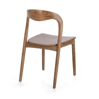 Chaises de salle à manger en bois de teck (lot de 2) JUNE - HELLIN