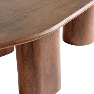 Table basse organique ovale en manguier L150 BLAS - HELLIN