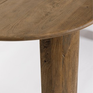 Table de salle à manger en manguier japandi 10 places L210 NAPLES - HELLIN