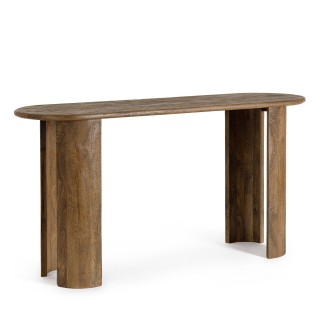 Console ovale en manguier japandi L147 NAPLES - HELLIN
