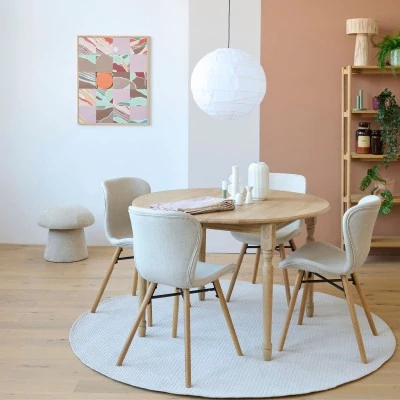 Ensemble table ronde + chaises Matilda - Hellin