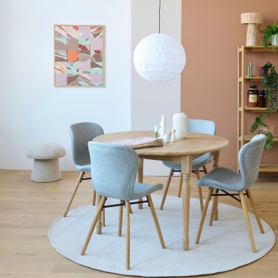 Ensemble table ronde + chaises Matilda - Hellin