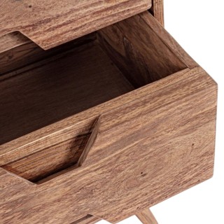 Buffet bas vintage en bois 2 portes et 3 tiroirs L145 LOCKE - HELLIN